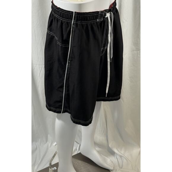Speedo Marina Volley Short Swim Beach XL SWIM Black White Red 87-27 - Picture 4 of 15